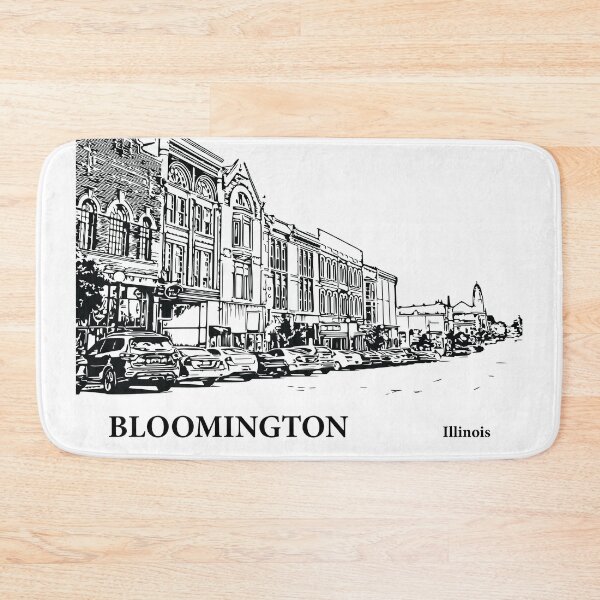 Item preview, Bloomington Illinois designed and sold by Lakeric Cityscapes.