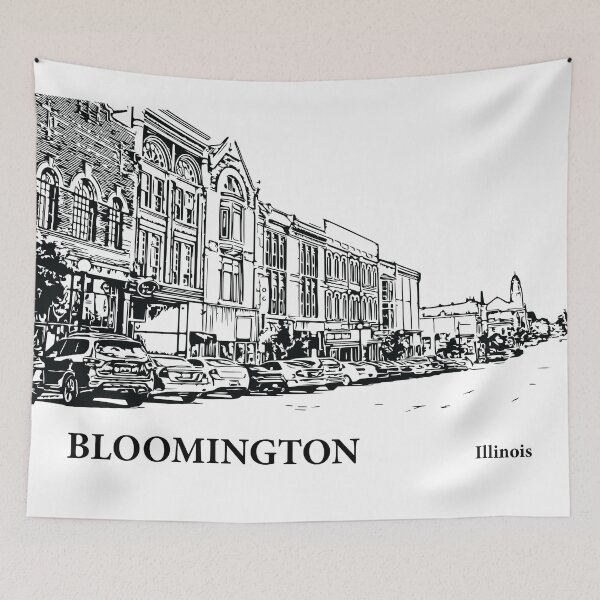Item preview, Bloomington Illinois designed and sold by Lakeric Cityscapes.
