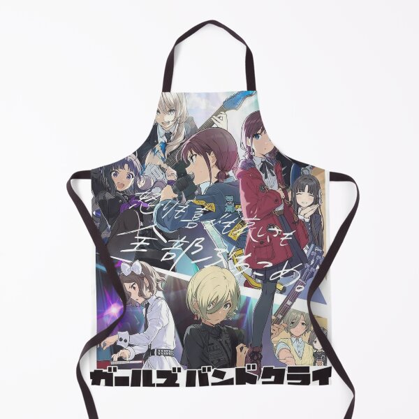 Item preview, Anime Girls Band Cry : Momoka, Tomo, Nina, Subaru, Rupa designed and sold by FanThisAll.