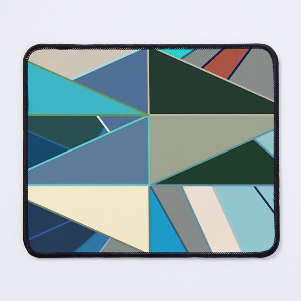 Item preview, Modern Geometric Abstract, Turquoise and Neutrals designed and sold by Marymarice.