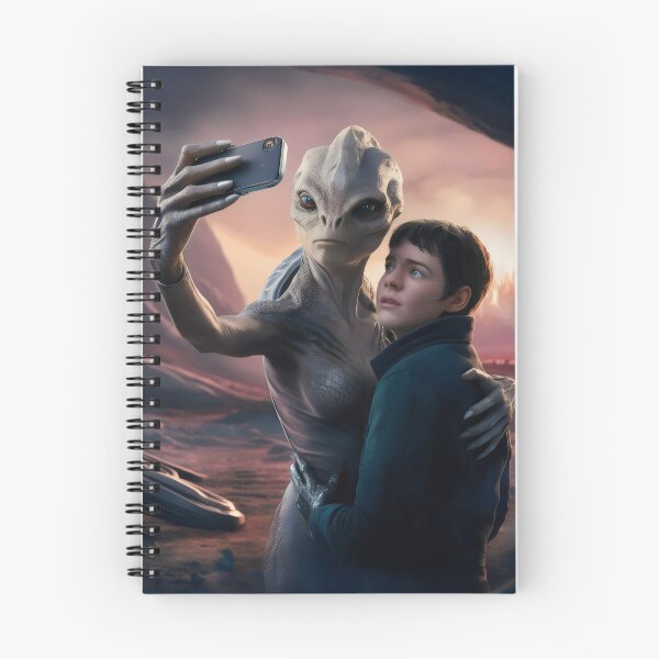 Item preview, Selfie with an alien. designed and sold by MyHappyArtShop.