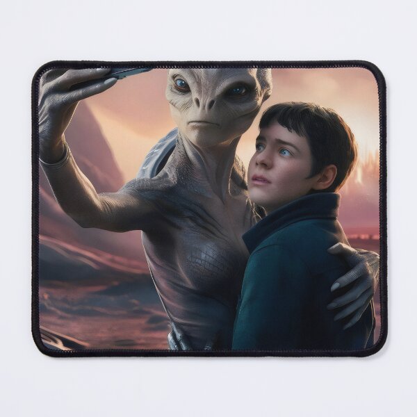 Item preview, Selfie with an alien. designed and sold by MyHappyArtShop.