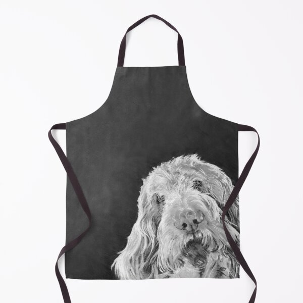 Item preview, Portrait of Italian Spinone in black and White designed and sold by Amanda Roussos.