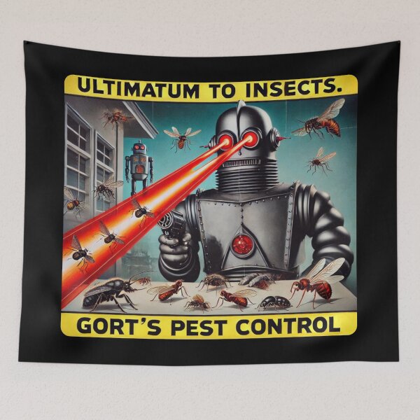 Item preview, Gort Pest Control - Ultimatum to insects  designed and sold by Random-Reality.
