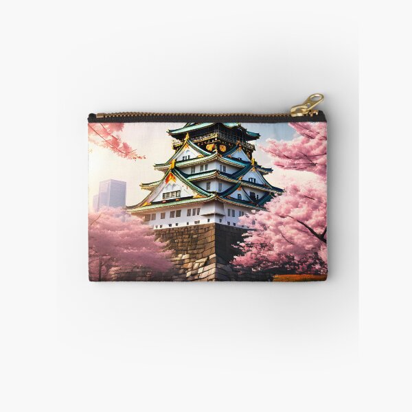 Item preview, Osaka Castle: Watercolor Cherry Blossom Splendor designed and sold by LSVart.