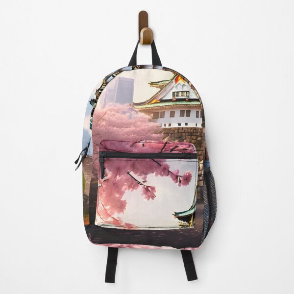 Item preview, Osaka Castle: Watercolor Cherry Blossom Splendor designed and sold by LSVart.