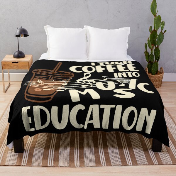 Item preview, I turn coffee into music education designed and sold by Colorfulman.