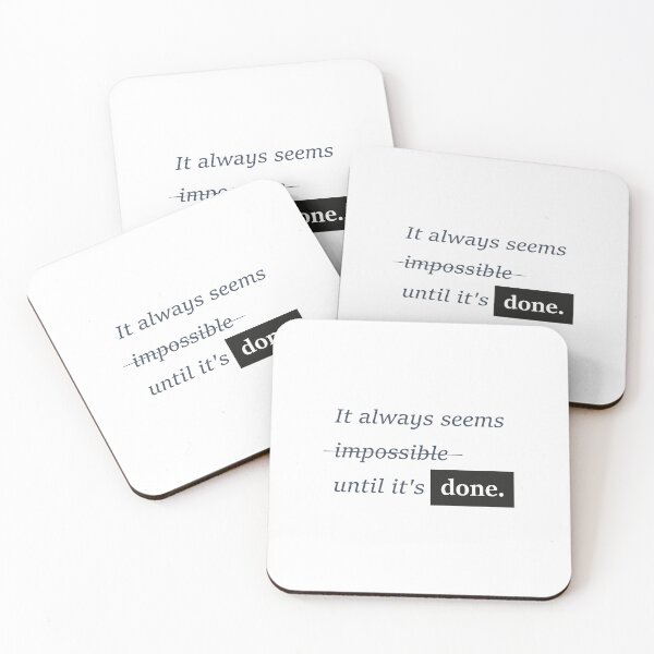 Item preview, Siempre parece imposible hasta que se hace. designed and sold by MarieBlly.