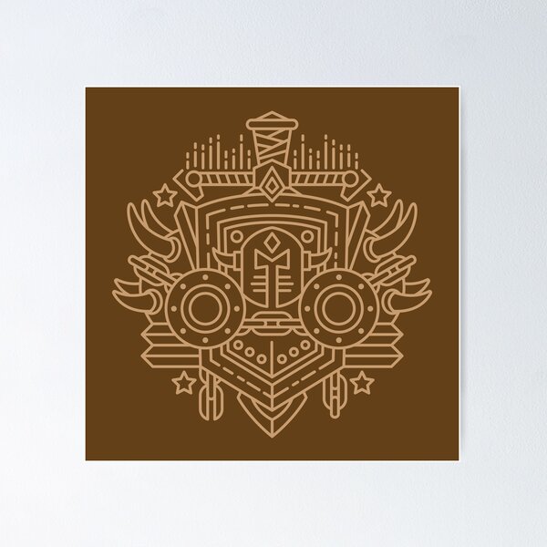 Warrior – Class Crest (color) Poster