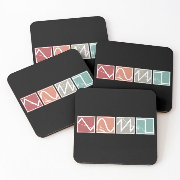 Item preview, WAVEFORMS SQUARES #5 designed and sold by RICK-TURNER.