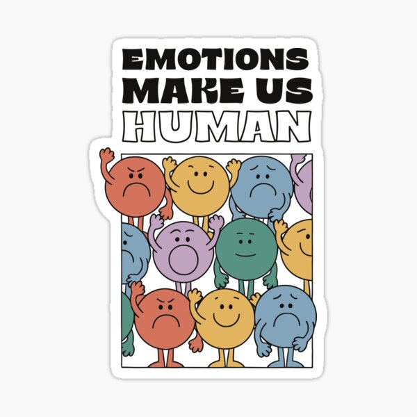 Artikel-Vorschau von Emotionen machen uns menschlich, designt und verkauft von GroovyBloom.