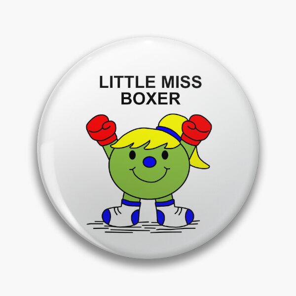 Item preview, Little Miss Boxer Boxing designed and sold by Scat the cat.