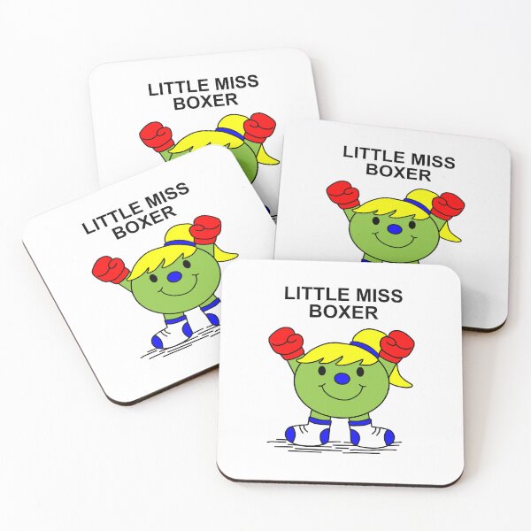 Item preview, Little Miss Boxer Boxing designed and sold by Scat the cat.