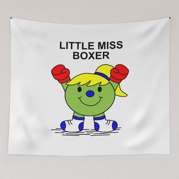 Item preview, Little Miss Boxer Boxing designed and sold by Scat the cat.