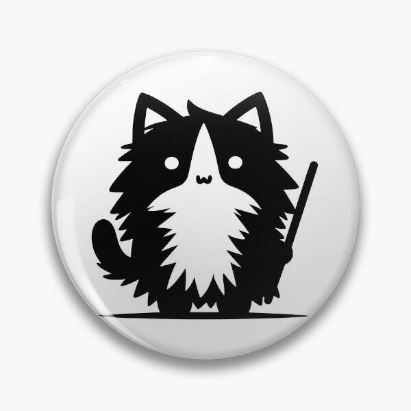 Item preview, Gato Gruñón con Palo - Dibujo para niños designed and sold by polygeeks.