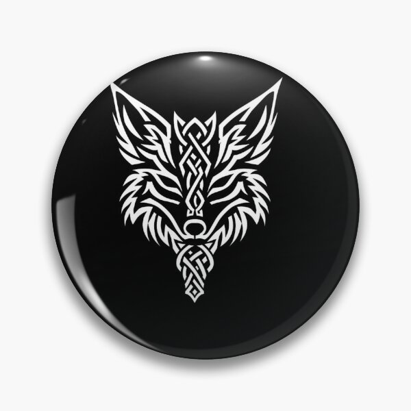 Artikelvorschau, Stammes keltischer nordischer Knoten: Majestätischer Fuchs und Wolf Tribal Celtic Norse Knot: Majestic Fox entworfen und verkauft von Reichcorp.