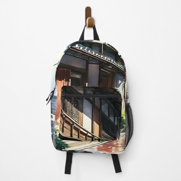 Item preview, Geisha Strolling in Gion: Watercolor Elegance designed and sold by LSVart.