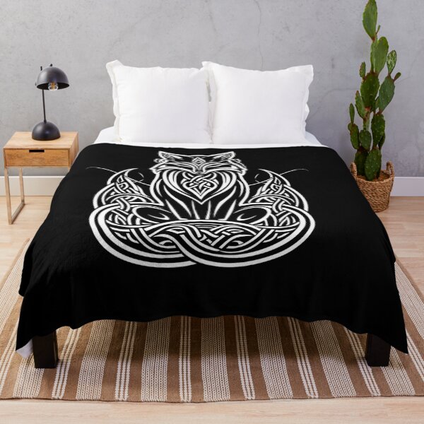 Item preview, Tribal Celtic Norse Knot: Majestic Fox and Wolf Tribal Celtic Norse Knot: Majestic Fox designed and sold by Reichcorp.