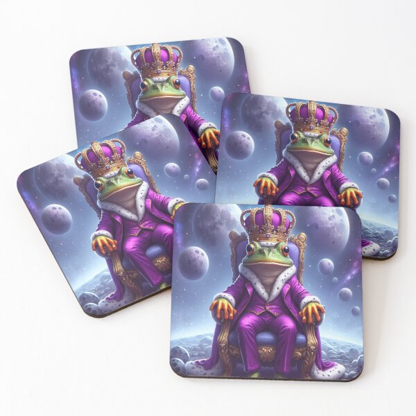 Item preview, Galactic Frog King Illustration	 designed and sold by jasonritchiez.