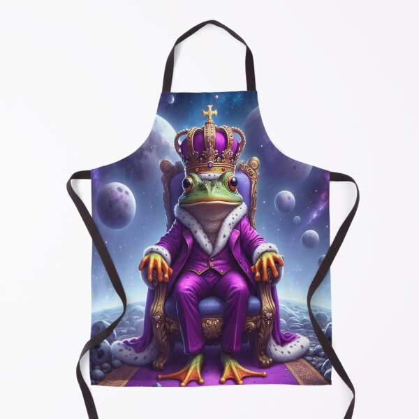 Item preview, Galactic Frog King Illustration designed and sold by jasonritchiez.