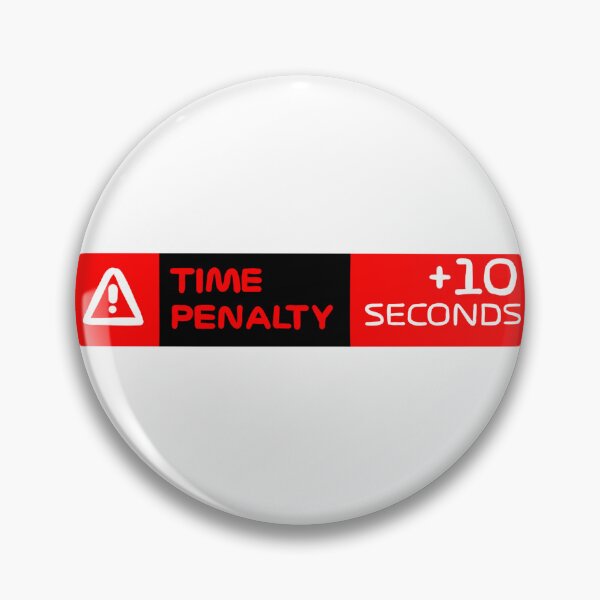 Item preview, Time Penalty - 10 seconds - Graphic - F1 designed and sold by SimoneLooijenga.