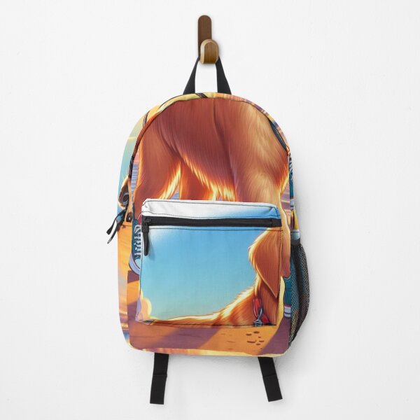 Item preview, Beach Stroll Golden Retriever Art designed and sold by jasonritchiez.