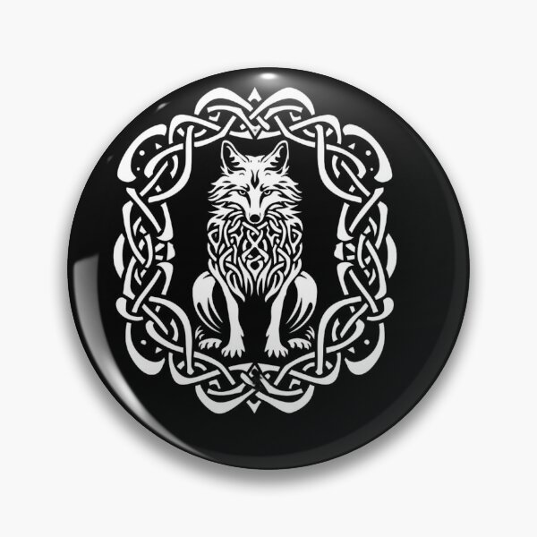 Artikelvorschau, Stammes keltischer nordischer Knoten: Majestätischer Wolf entworfen und verkauft von Reichcorp.