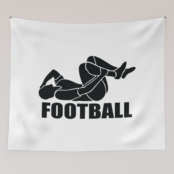 Item preview, Football (black) designed and sold by LostintheLines.