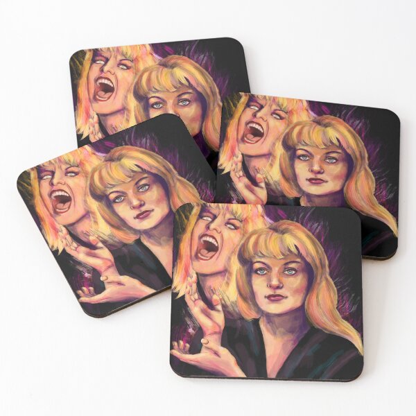 Item preview, Laura Palmer black lodge, black bg designed and sold by Doodleswndrlnd.