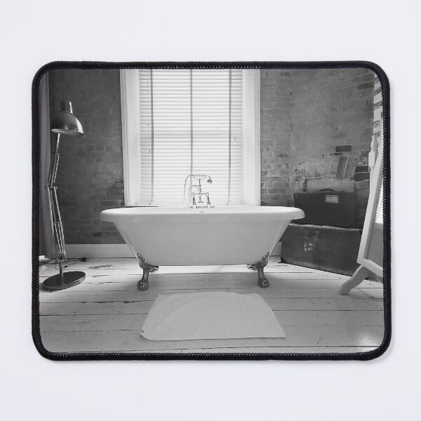 Item preview, Monochrome Bathroom designed and sold by Graz-Photos.