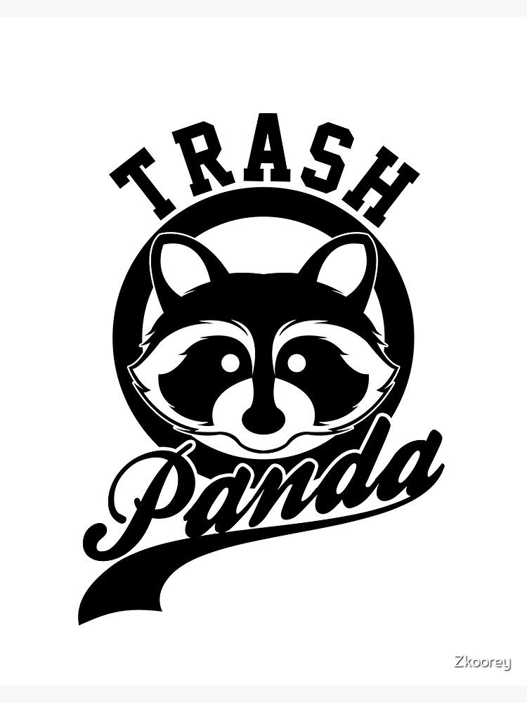 Trash Panda Raccoon Pandacoon Cute Panda Raccoon Lovers My Spirit Animal  is a Raccoon i love you trash panda meme Art Board Print for Sale by