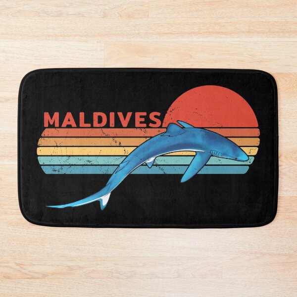 Item preview, Maldives Blue Shark designed and sold by NicGrayGraphic.