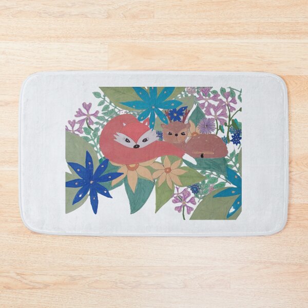Item preview, Fox and deer in a magical woodland. designed and sold by craft4pellucid.