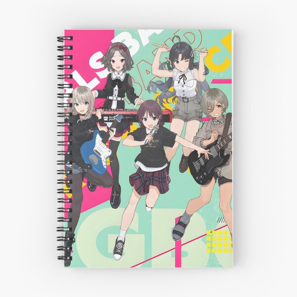 Item preview, Anime Girls Band Cry : Momoka, Tomo, Nina, Subaru, Rupa designed and sold by FanThisAll.