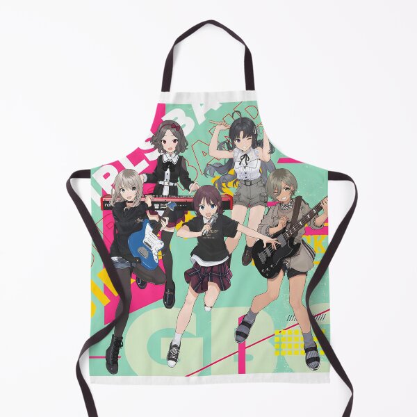Item preview, Anime Girls Band Cry : Momoka, Tomo, Nina, Subaru, Rupa designed and sold by FanThisAll.