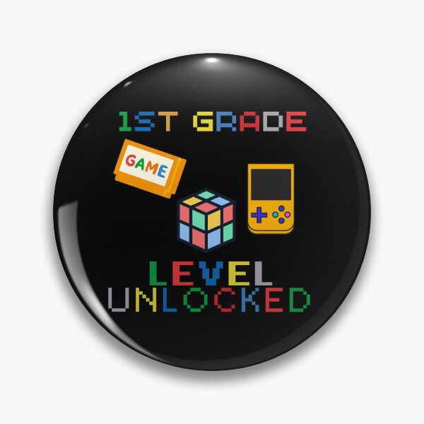 Artikelvorschau, Level Up 1. Klasse freigeschaltet Zurück zur Schule Video Gamer entworfen und verkauft von sumajouda.