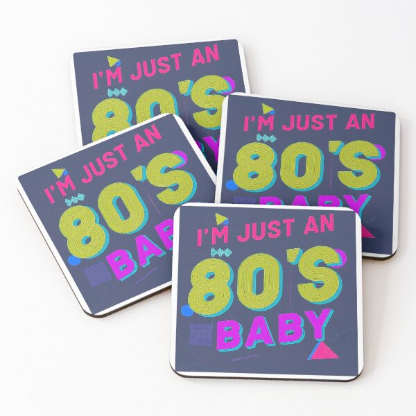 Item preview, I'M JUST AN 80'S BABY designed and sold by FitEnvy.
