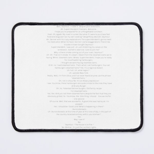Item preview, Steamed Hams Dialogue designed and sold by EmberlyDawn.