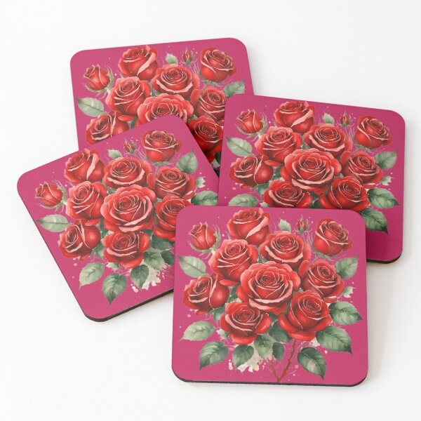 Item preview, Vibrant Red Roses designed and sold by BeachBreezyVA.
