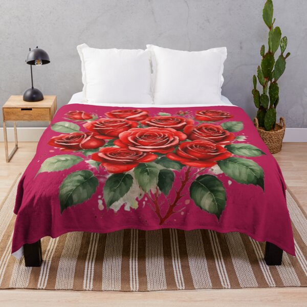 Item preview, Vibrant Red Roses designed and sold by BeachBreezyVA.