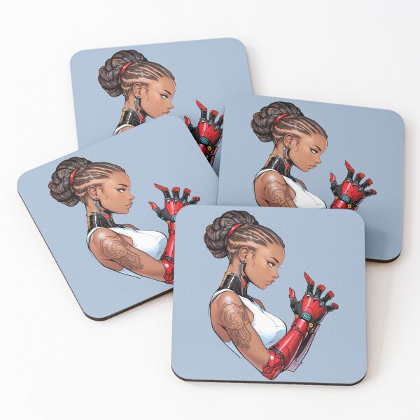 Aperçu de l'œuvre Cyborg Girl créée et vendue par ArtCraftLab.