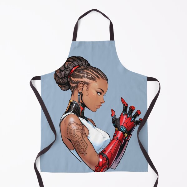 Aperçu de l'œuvre Cyborg Girl créée et vendue par ArtCraftLab.