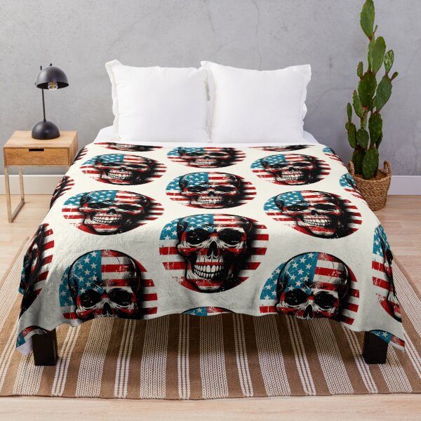 Item preview, American Flag Skull designed and sold by Margival.
