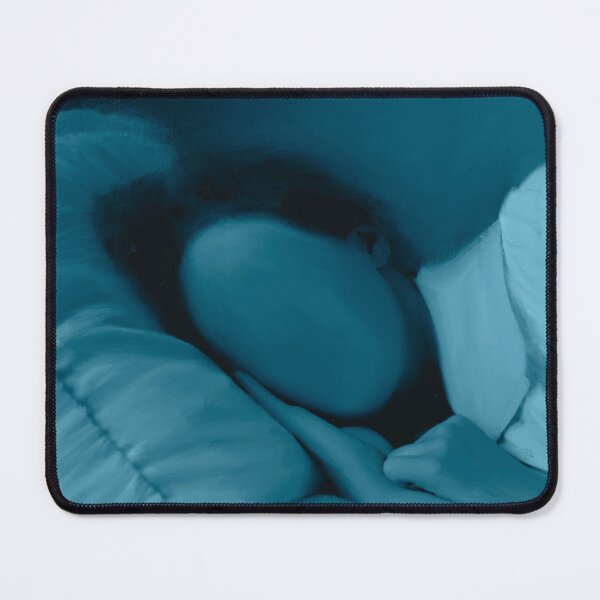 Item preview, Dreamlike Faceless Sleeper – Surreal Blue Art designed and sold by zmudart.