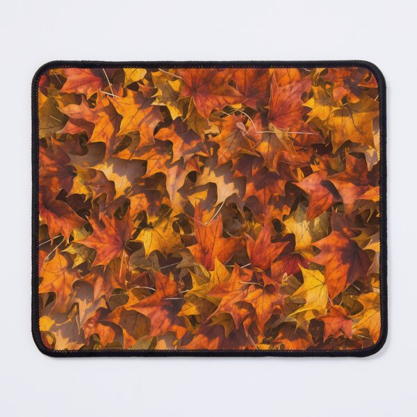 Item preview, Random pattern of fall leaves designed and sold by McHashDesigns.