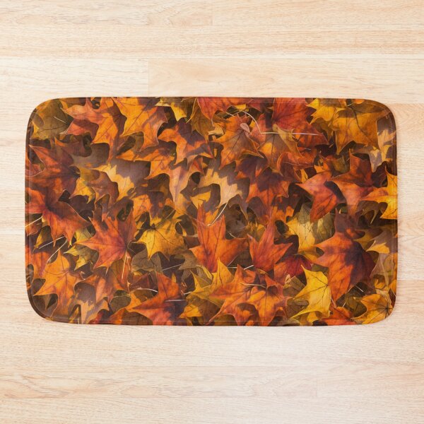 Item preview, Random pattern of fall leaves designed and sold by McHashDesigns.