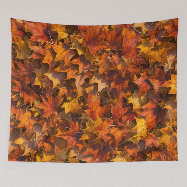 Item preview, Random pattern of fall leaves designed and sold by McHashDesigns.