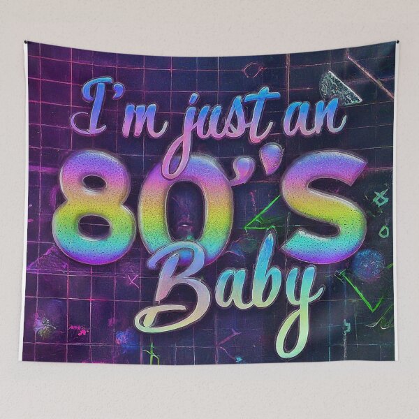 Item preview, Bubbly I'M JUST AN 80'S BABY designed and sold by FitEnvy.