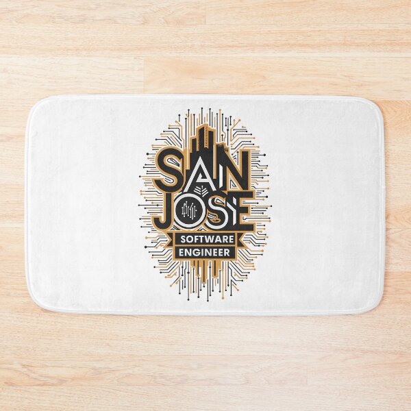 Item preview, San Jose Software Engineer Cityscape Art - Tech-Inspired Design designed and sold by MoMidoStore.