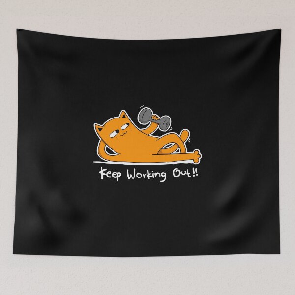 Item preview, Cat Working Out designed and sold by andriandesain.